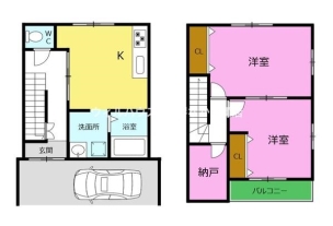 引野町２丁貸家